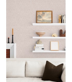 4046-24272 - Tuckernuck Pink Linen Wallpaper by A Street