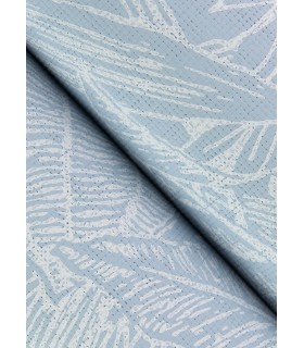 4034-72119 - Brentwood Sky Blue Palm Leaves Wallpaper by Scott Living by A Street