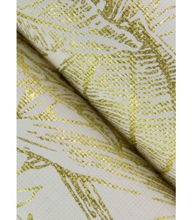 4034-72117 - Brentwood Yellow Palm Leaves Wallpaper by Scott Living by A Street