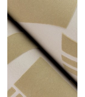 4034-87383 - Carter Light Brown Geometric Flock Wallpaper by Scott Living