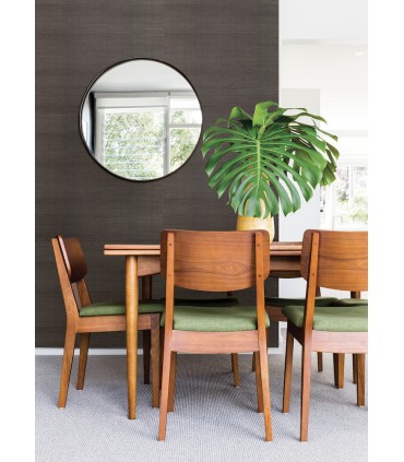 4034-72107 - Colcord Charcoal Sisal Grasscloth Wallpaper by Scott Living