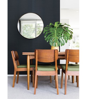 4034-72106 - Colcord Navy Sisal Grasscloth Wallpaper by Scott Living