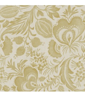 4034-26784 - Culver Mustard Jacobean Wallpaper by Scott Living