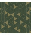 4034-26774 - Fairbank Evergreen Linen Geometric Wallpaper by Scott Living