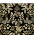 4034-72131 - Getty Black Jungle Damask Wallpaper by Scott Living