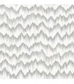 4034-26779 - Holmby Grey Brushstroke Zigzag Wallpaper by Scott Living by Scott Living