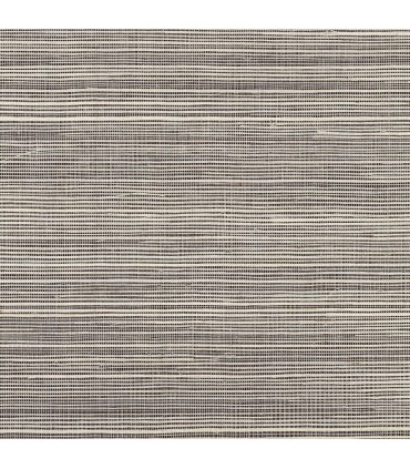 4034-72113 - Kenter Black Sisal Grasscloth Wallpaper by Scott Living