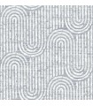 4034-26788 - Trippet Blue Zen Waves Wallpaper by Scott Living