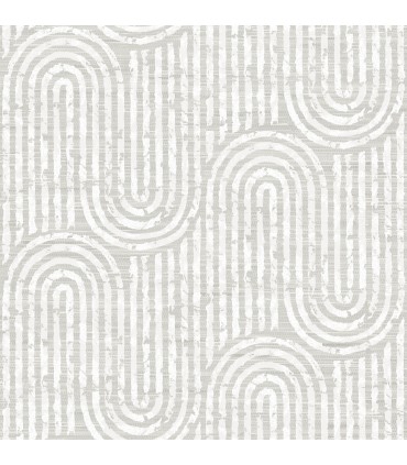 4034-26787 - Trippet Bone Zen Waves Wallpaper by Scott Living