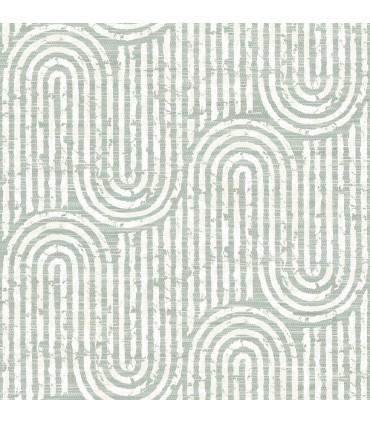 4034-26789 - Trippet Sage Zen Waves Wallpaper by Scott Living