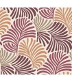 4034-72128 - Trousdale Rasberry Fanning Flora Wallpaper by Scott Living
