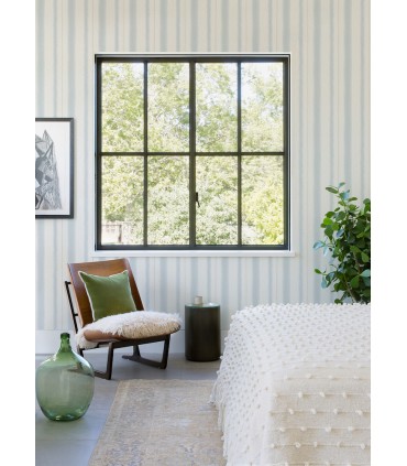 4121-26910 - Alena Sky Blue Soft Stripe Wallpaper by A Street