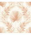 4121-26914 - Calla Rust Painted Palm Wallpaper by A Street