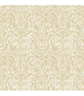 4121-26917 - Elma Honey Fiddlehead Wallpaper by A Street