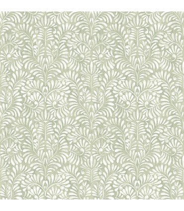 4121-26922 - Elma Sage Fiddlehead Wallpaper by A Street