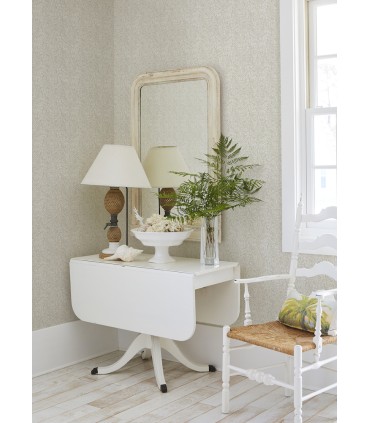 4121-26920 - Elma Taupe Fiddlehead Wallpaper by A Street