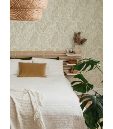 4121-26952 - Fildia Honey Botanical Wallpaper by A Street
