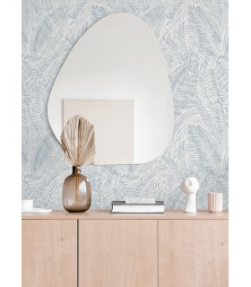 4121-26951 - Fildia Light Blue Botanical Wallpaper by A Street