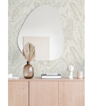 4121-26950 - Fildia Taupe Botanical Wallpaper by A Street