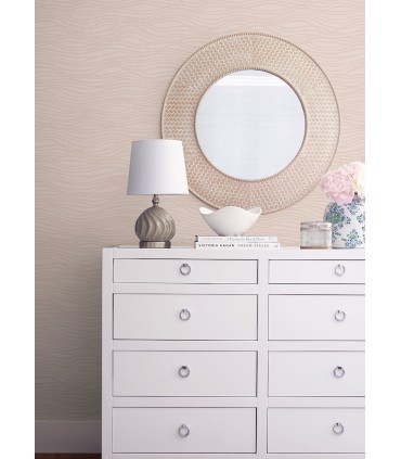4121-72208 - Galyn Rose Pearlescent Wave Wallpaper by A Street