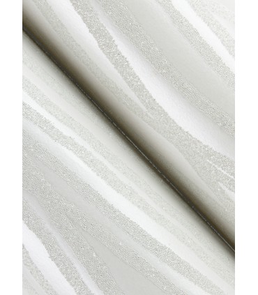4121-72206 - Galyn White Pearlescent Wave Wallpaper by A Street