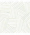 4121-26900 - Helene Sage Geometric Lines Wallpaper by A Street