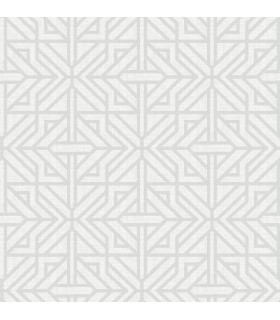 4121-26931 -Hesper Grey Geometric Wallpaper by A Street