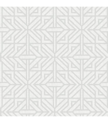 4121-26931 -Hesper Grey Geometric Wallpaper by A Street