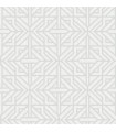 4121-26931 -Hesper Grey Geometric Wallpaper by A Street