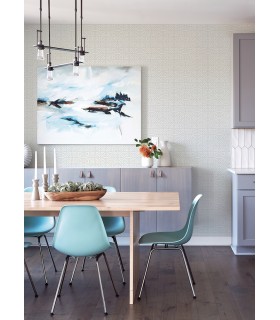4121-26931 -Hesper Grey Geometric Wallpaper by A Street