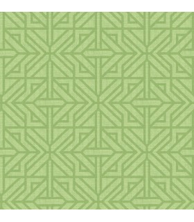 4121-26927 -Hesper Green Geometric Wallpaper by A Street