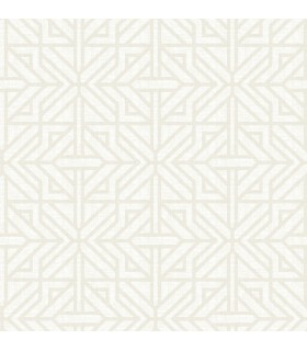 4121-26929 -Hesper Ivory Geometric Wallpaper by A Street