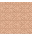 4121-26930 -Hesper Rust Geometric Wallpaper by A Street