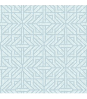4121-26932 -Hesper Sky Blue Geometric Wallpaper by A Street