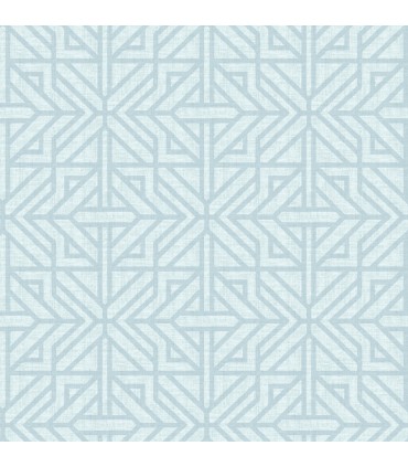 4121-26932 -Hesper Sky Blue Geometric Wallpaper by A Street