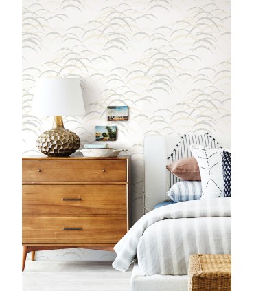 4121-72213 -Kasia Neutral Abstract Wallpaper by A Street