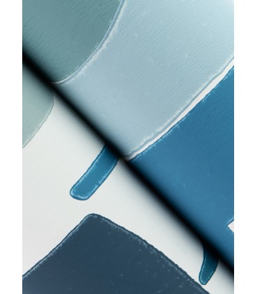 4121-72204 - Odele Dark Blue Geometric Archways Wallpaper by A Street