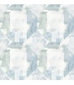 4121-26946 - Perrin Blue Gem Geometric Wallpaper by A Street