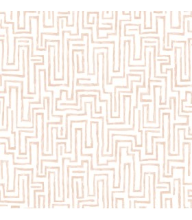 4121-26954 - Ramble Blush Geometric Wallpaper by A Street