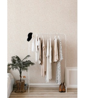 4121-26954 - Ramble Blush Geometric Wallpaper by A Street