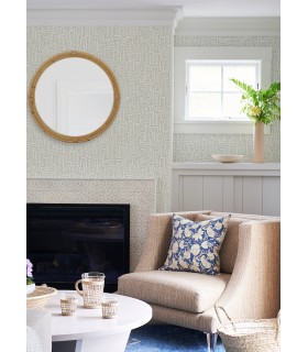 4121-25703 - Ramble Grey Geometric Wallpaper by A Street