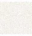 4121-26955 - Ramble Taupe Geometric Wallpaper by A Street