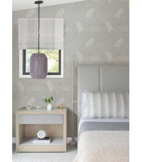 4121-26936 - Tania Grey Woven Abstract Wallpaper by A Street