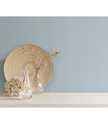 SI24925 - Smoke Blue Bali Basketweave Wallpaper-Signature Textures 2