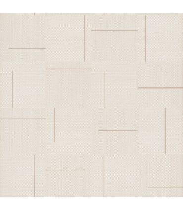SI24900 - Linen Geo Block Weave Wallpaper-Signature Textures 2