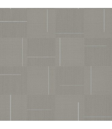 SI24903 - Taupe Geo Block Weave Wallpaper-Signature Textures 2