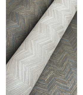 SI25360 - Light Grey Raised Chevron Wallpaper-Signature Textures 2