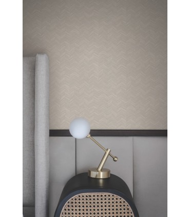 SI25362 - Taupe Raised Chevron Wallpaper-Signature Textures 2
