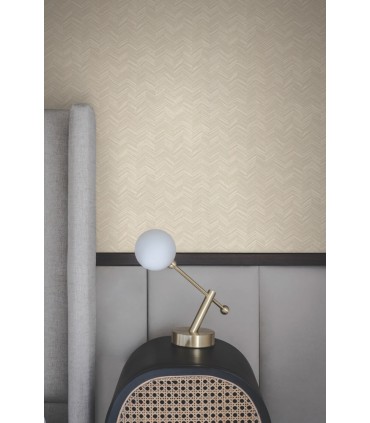 SI25361 - Beige Raised Chevron Wallpaper-Signature Textures 2