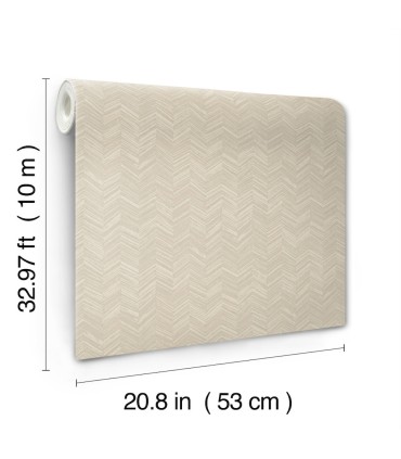 SI25361 - Beige Raised Chevron Wallpaper-Signature Textures 2